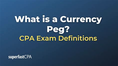Currency Peg: The Role