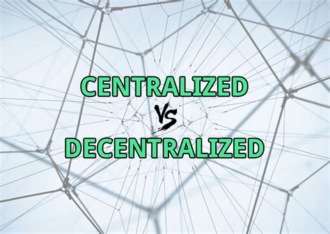 Decentralised Exchanges vs. Centralised